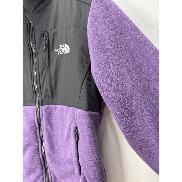 THE NORTH FACE Women’s Purple Full Zip Fleece Polartec Recycled Vented Jacket M - Picture 4 of 15